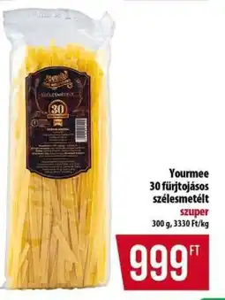 Coop Yourmee 30 fürjtojásos szélesmetélt ajánlat