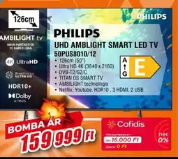 Expert Philips UHD Amblight Smart LED TV ajánlat