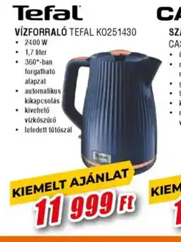 Expert Tefal V ⚫ mátrixok észforral ajánlat