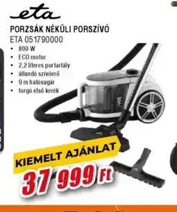 Expert Eta Porzsák Nélküli Porszív ajánlat