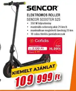 Expert Sencor Elektromos Roller Sencor Scooter S25 ajánlat