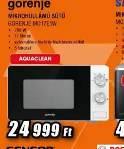 Expert Gorenje Mikrohullámú Sütő ajánlat
