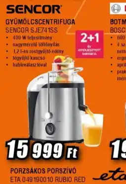 Expert Sencor Gyümölcscentrifuga ajánlat