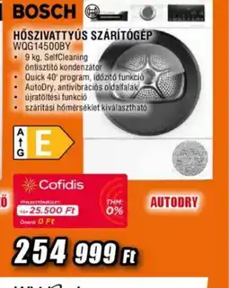 Expert Bosch Hőszivattyús Szárítgép ajánlat