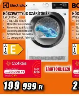 Expert Electrolux Hőszivattyús Szár Etgép EWB8H357S ajánlat