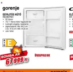 Expert Gorenje Egyajts Hűtő RB39EPW4 ajánlat