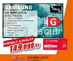 Expert Samsung UHD Smart QLED TV ajánlat