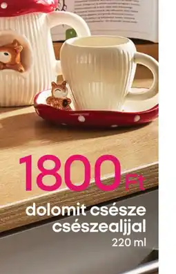 Pepco Dolomit csésze csészealjjal ajánlat