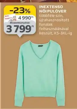 Auchan INEXTENSO NŐI PULÓVER ajánlat