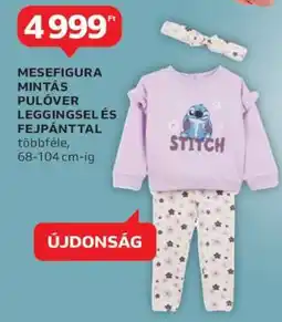 Auchan Mesefigura mintás pulóver leggingsel és fejpánttal ajánlat