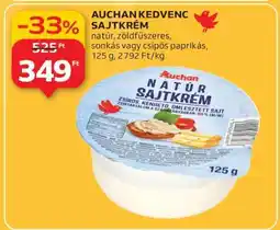 Auchan AUCHAN KEDVENC SAJTKRÉM ajánlat