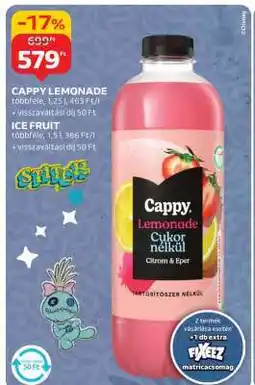Auchan Cappy Lemonade ajánlat