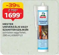 Auchan MESTER UNIVERZÁLIS VAGY SZANITER SZILIKON ajánlat
