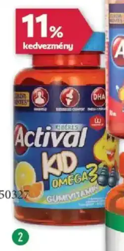 Rossmann Béres Actival Kid Omega3 gumivitamin ajánlat