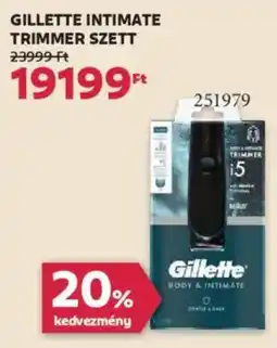 Rossmann Gillette Intimate trimmer szett ajánlat
