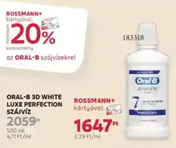 Rossmann Oral-B 3D White Luxe Perfection szájvíz ajánlat