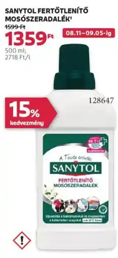Rossmann Sanytol fertőtlenítő mosószeradalék ajánlat