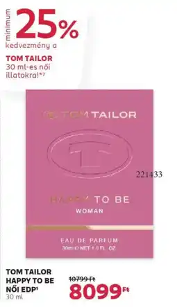 Rossmann Tom Tailor Happy To Be női EDP ajánlat