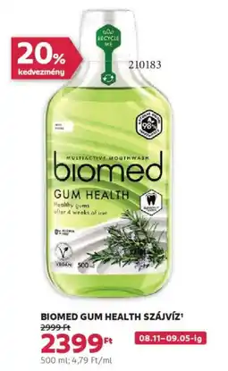 Rossmann Biomed Gum health szájvíz ajánlat