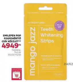 Rossmann Smilepen POP fogfehérítő csík készlet ajánlat