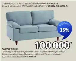 JYSK GEDVED kanapé ajánlat