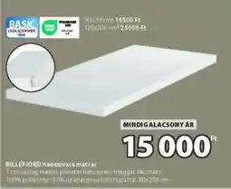 JYSK BILLEFJORD habszivacs matrac ajánlat