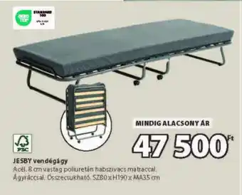JYSK JESBY vendégágy ajánlat