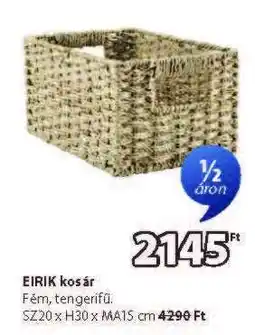 JYSK EIRIK kosár ajánlat