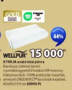 JYSK WELLPUR KYRKJA anatómiai párna ajánlat