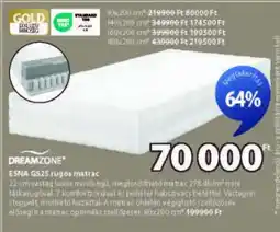 JYSK DREAMZONE ESNA G25 rugós matrac ajánlat