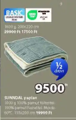 JYSK SUNNDAL paplan ajánlat