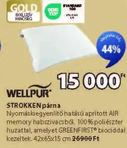 JYSK WELLPUR STROKKEN párna ajánlat