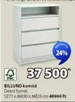 JYSK BILLUND komód ajánlat