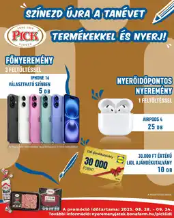 Lidl Pick színezd újra a tanévet termékekkel és nyerj! ajánlat