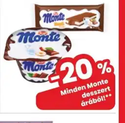 Interspar Monte desszert ajánlat