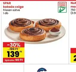Interspar Spar kakas csiga ajánlat