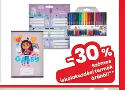 Interspar Iskolakezdési termék ajánlat