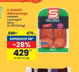 Interspar S-Budget Diákcsemeg ajánlat