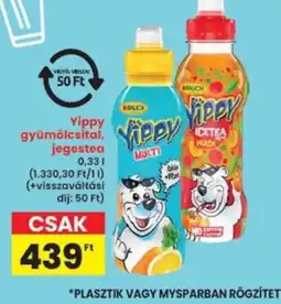 Interspar Yippy gyümölcsital, jegestea ajánlat