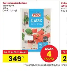 Interspar Surimi rákízű halrúd ajánlat