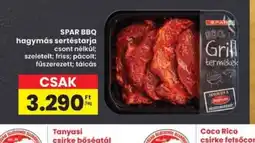 Interspar Spar BBQ hagymás sertéstarja ajánlat