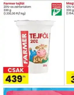 Interspar Farmer tejföl ajánlat