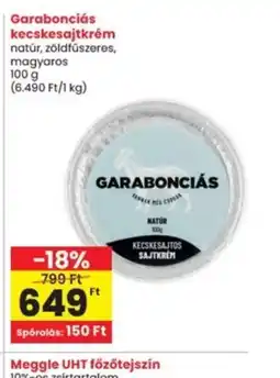 Interspar Garabonciás kecskesajtkrém ajánlat