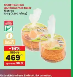 Interspar SPAR free from gluténmentes tallér ajánlat