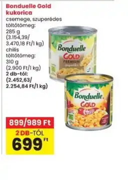 Interspar Bonduelle Gold kukorica ajánlat