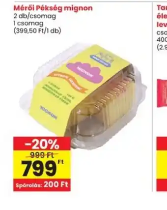 Interspar Mérői Pékség mignon ajánlat