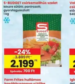 Interspar S-Budget csirkemellhús szelet ajánlat