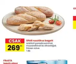 Interspar Spar rusztikus bagett ajánlat