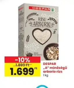Interspar Despar „A” minőségű arborio rizs ajánlat