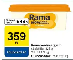 Tesco Rama kenőmargarin ajánlat